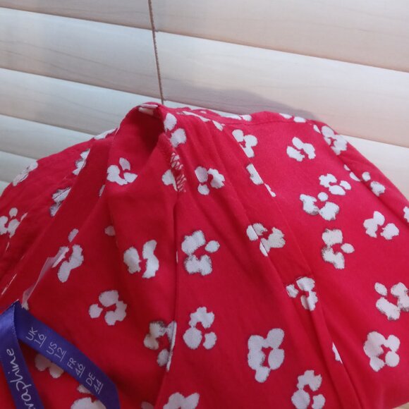 SERAPHINE leora nursing top in red floral (sz12) - Picture 12 of 12